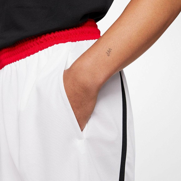 🏀 CLASSIC B-BALL SHORTS WHITE /BLACK MEDIUM Nike - Picture 10 of 12